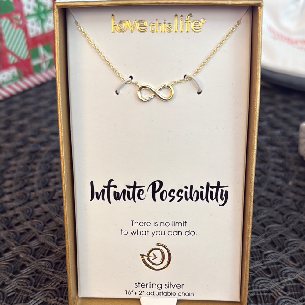 Elegant Sterling Silver Infinity Pendant Necklace